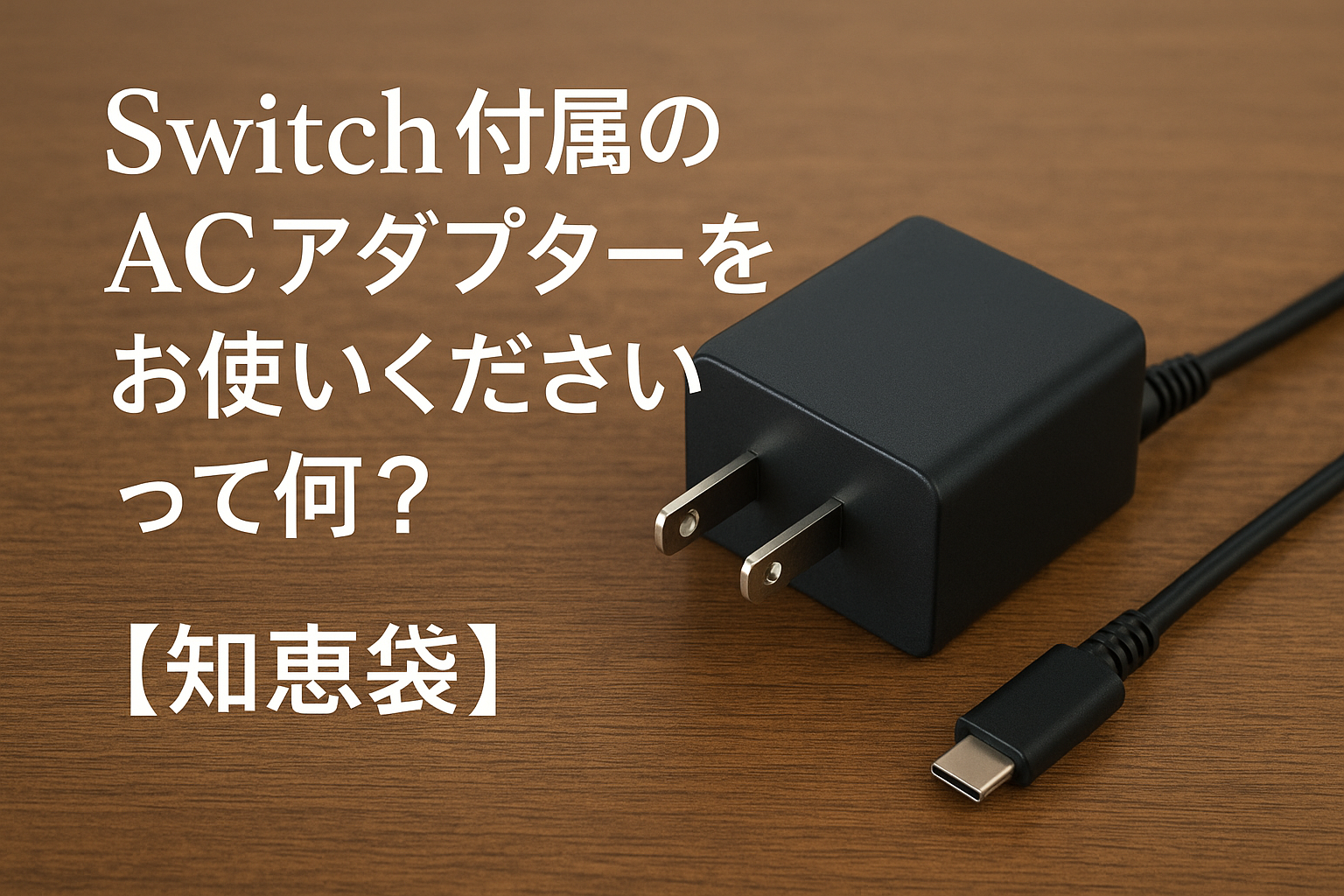 Switch付属のACアダプターをお使いくださいって何?【知恵袋】