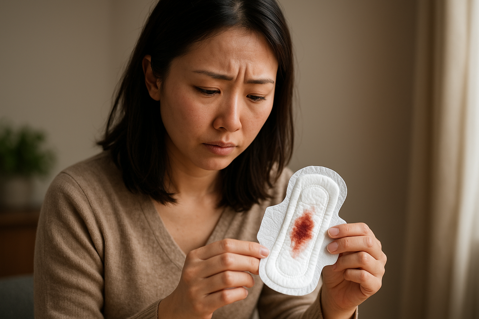 1週間以上続く不正出血は婦人科受診が必須です