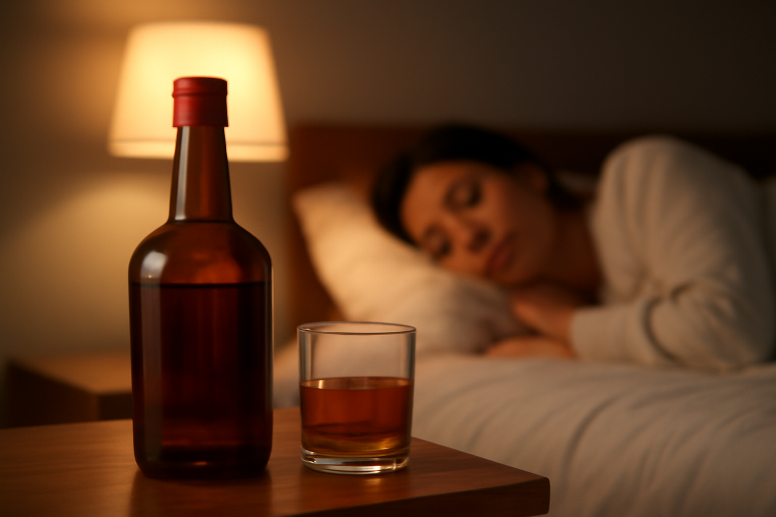 養命酒を就寝前に飲むと、体を内側から温め血行を促進し、質の良い睡眠をサポートする効果がある