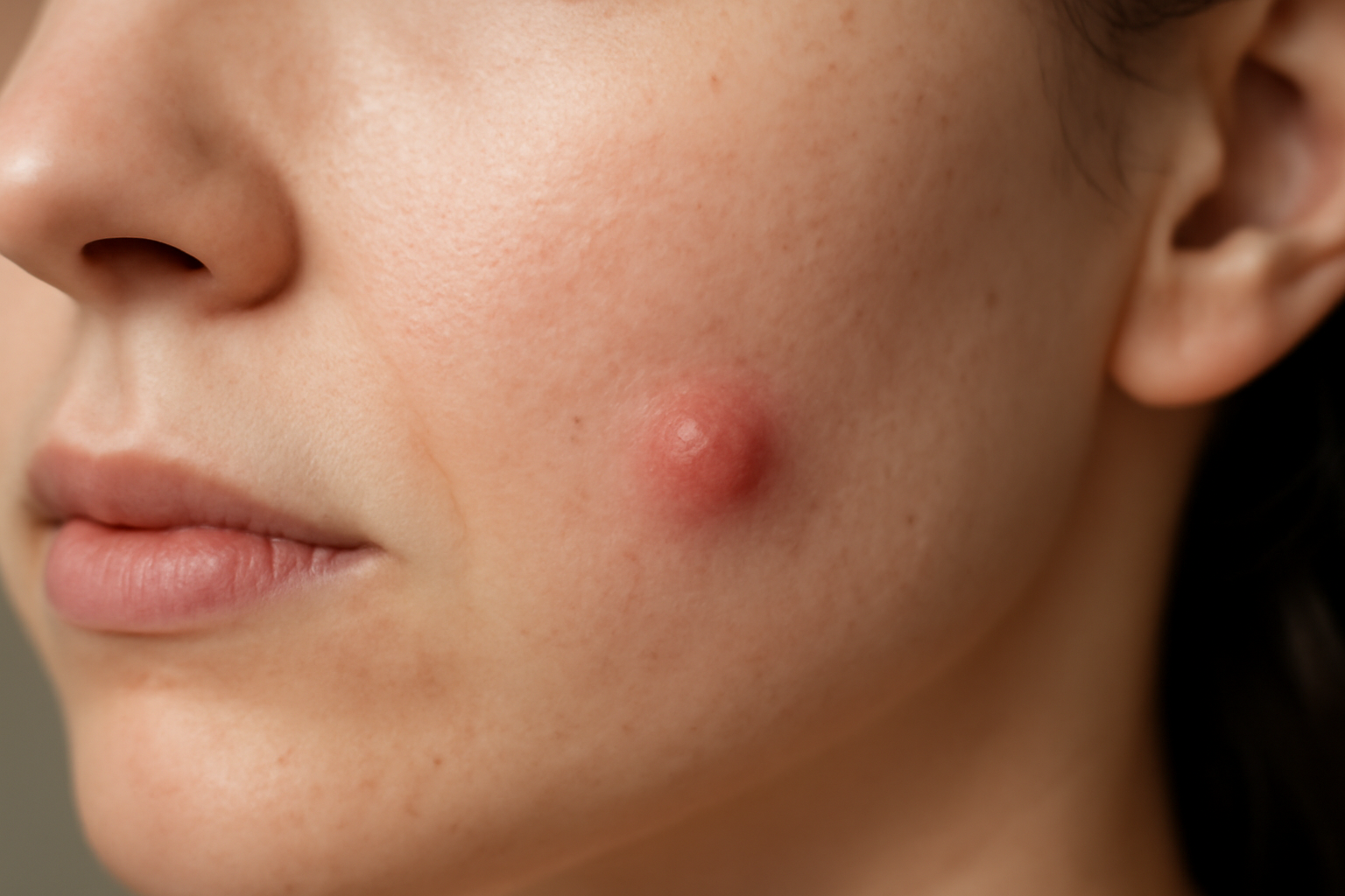 しこりニキビの芯がない状態は、皮膚科受診が最も確実な解決策です