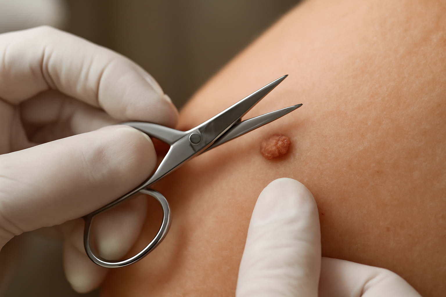 イボをハサミで切るのは絶対にやめましょう