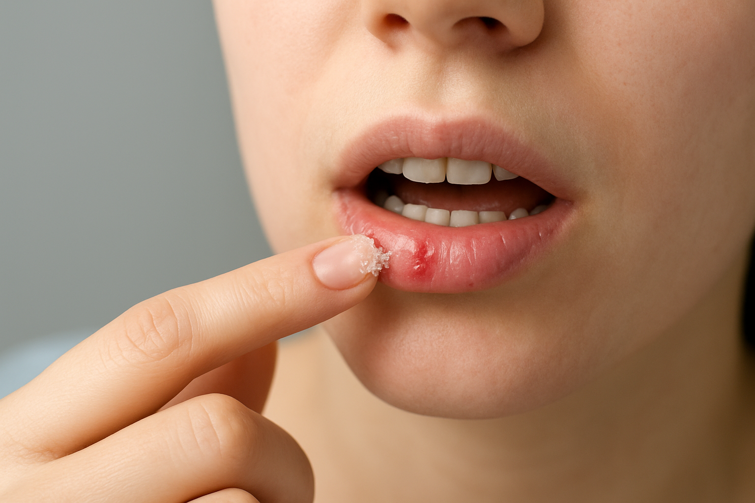 口内炎に塩を直接塗ると気持ちいいのは、実は逆効果です