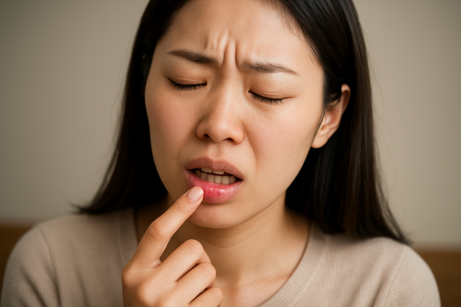 口内炎が痛すぎて食べられない場合、市販薬と食事の工夫で対処できます