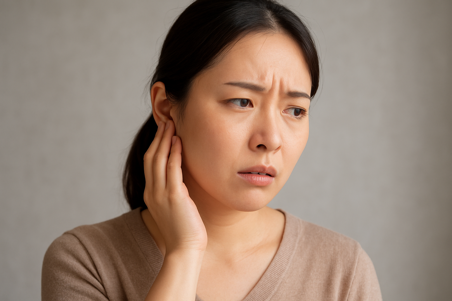 唾を飲むと耳がバリバリするのは耳管の開閉機能が低下しているサイン