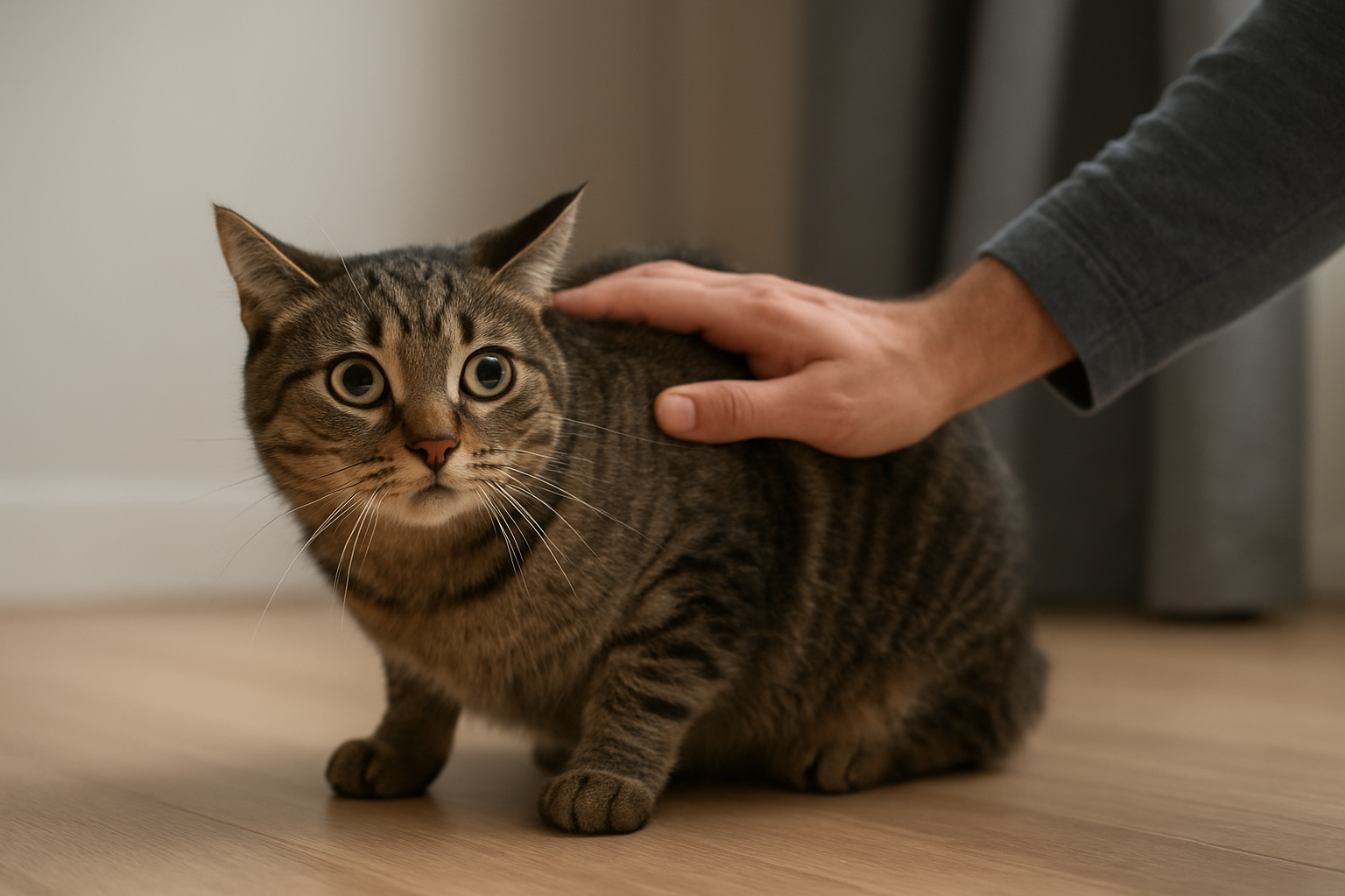 猫が急に怖がるようになるのは、心理的ストレスか身体的な問題が原因