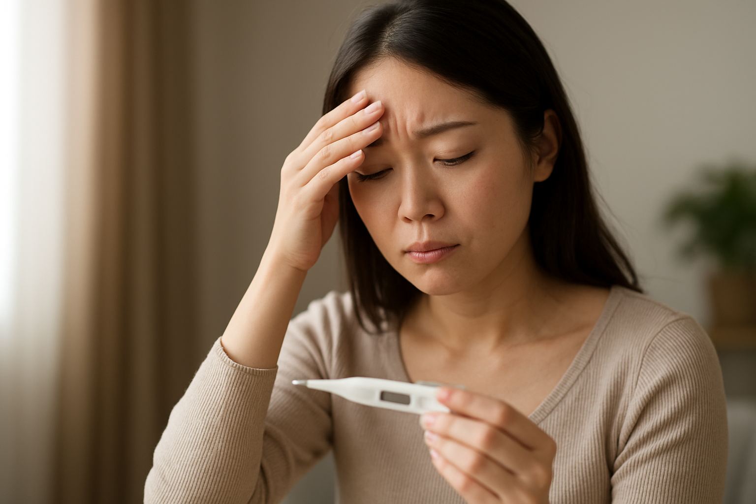 生理が来たのに体温が上がるのは珍しくない現象です