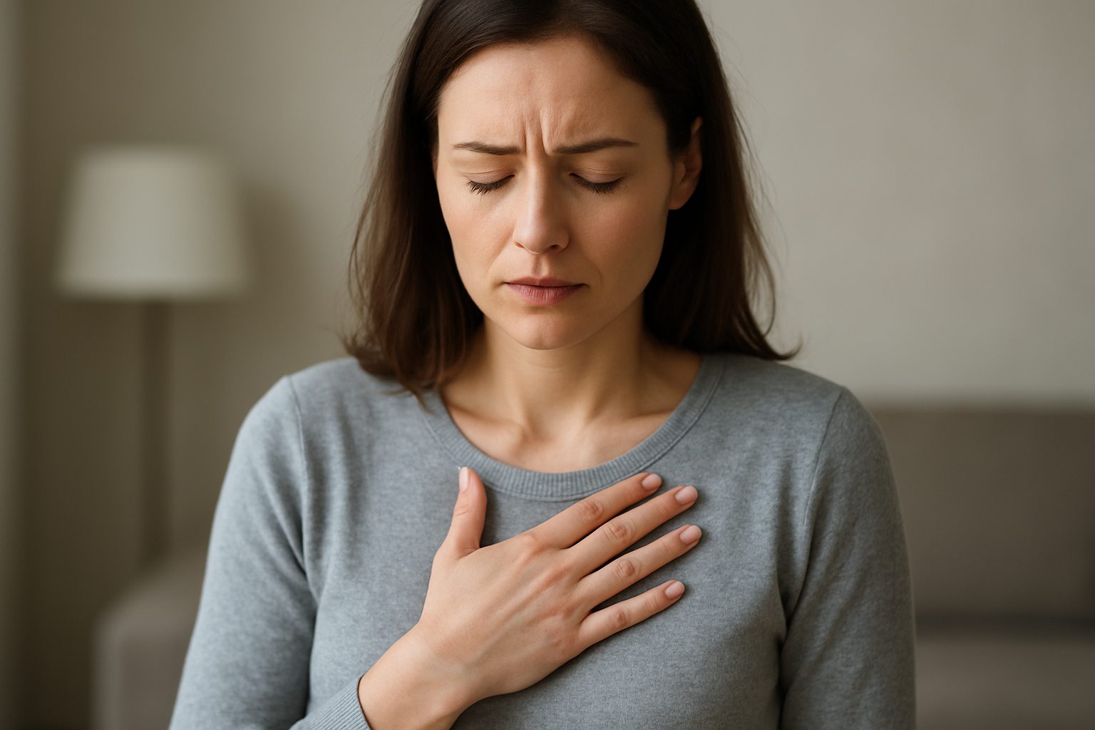 胸がざわざわして落ち着かないのは、複数の原因が考えられます