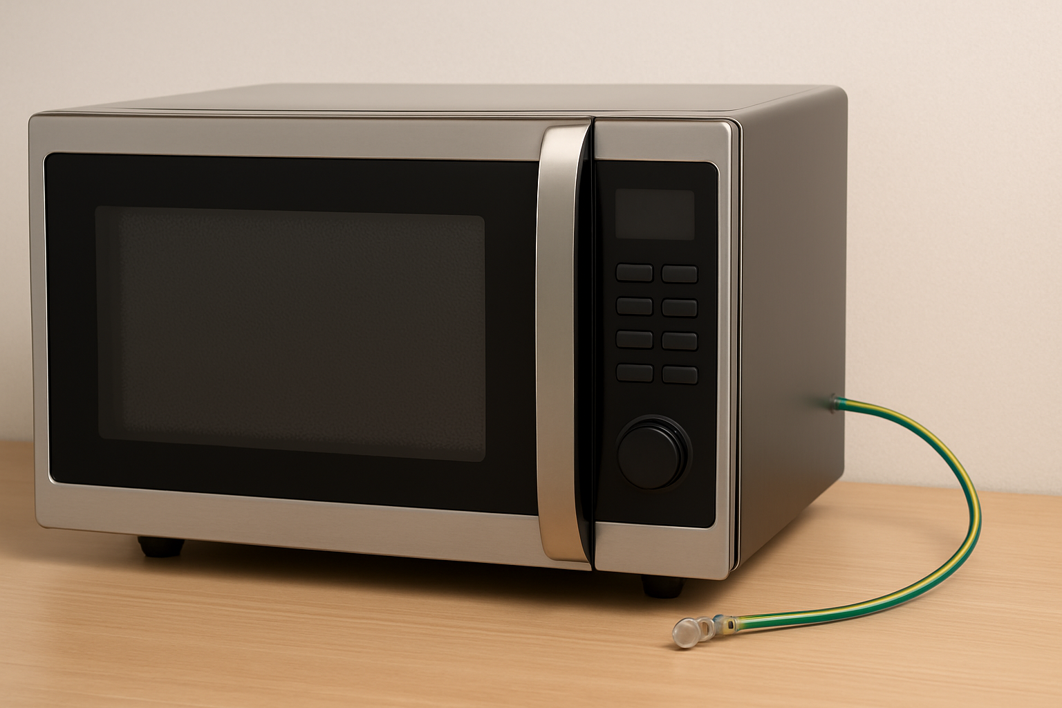 電子レンジのアース線はつけるべき機器です