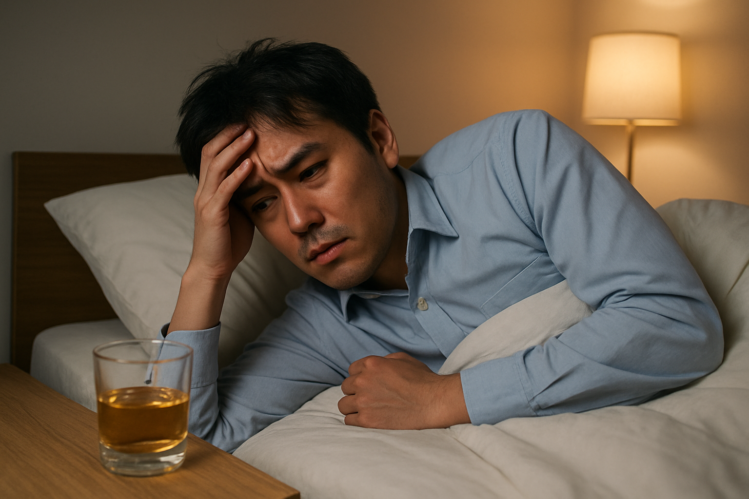 飲み会後に眠れないのは、アルコール代謝が原因