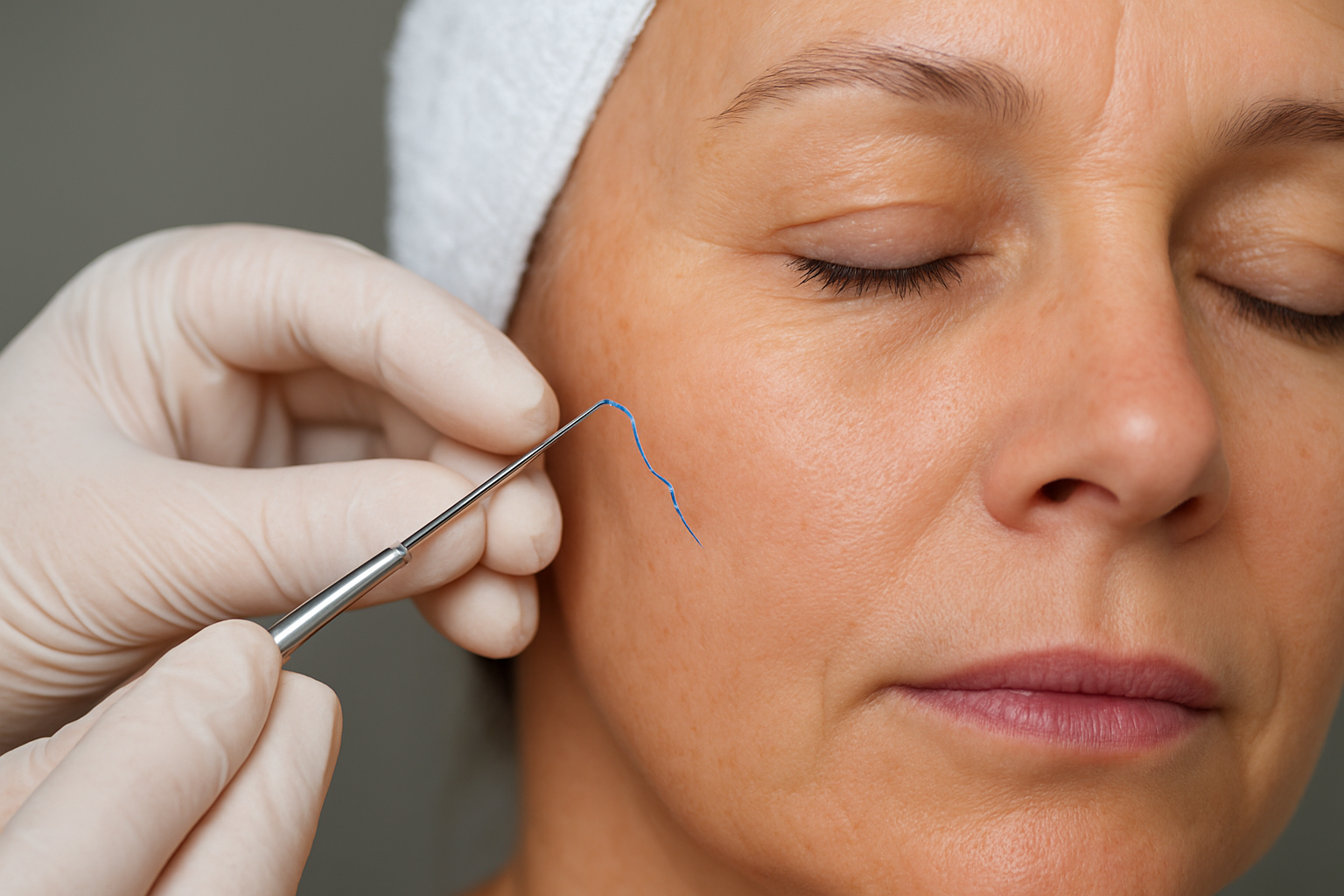 糸リフトで糸が出てきた場合は医師による再診が必要