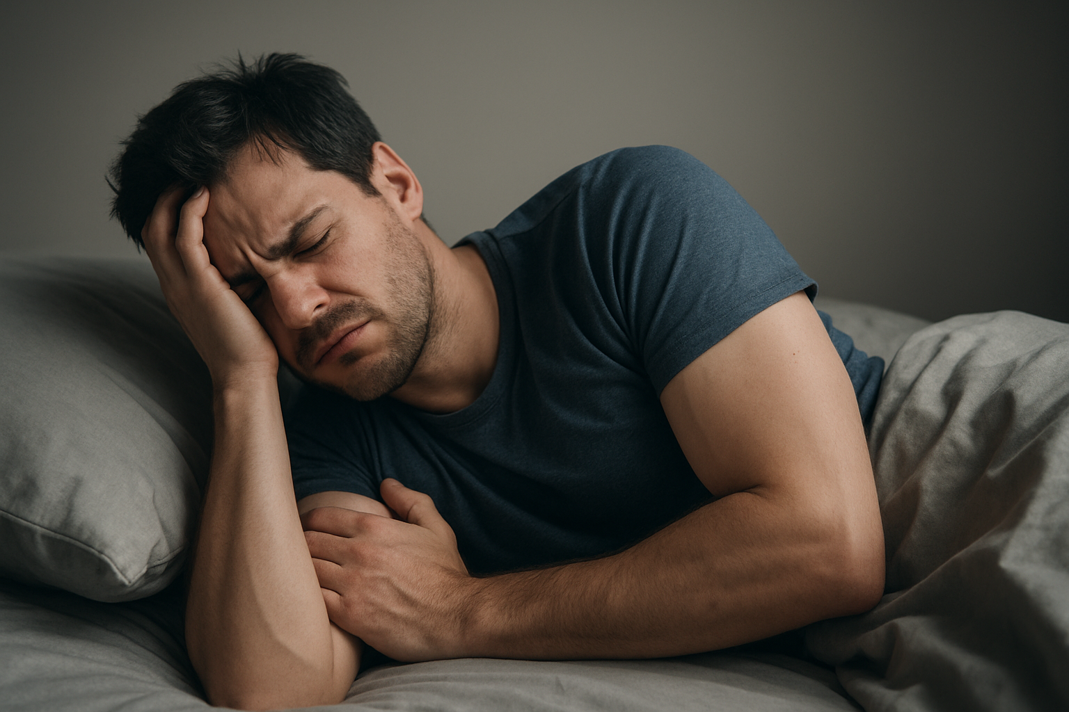 急性アルコール筋症で寝れないのは筋肉損傷と自律神経の乱れが原因です