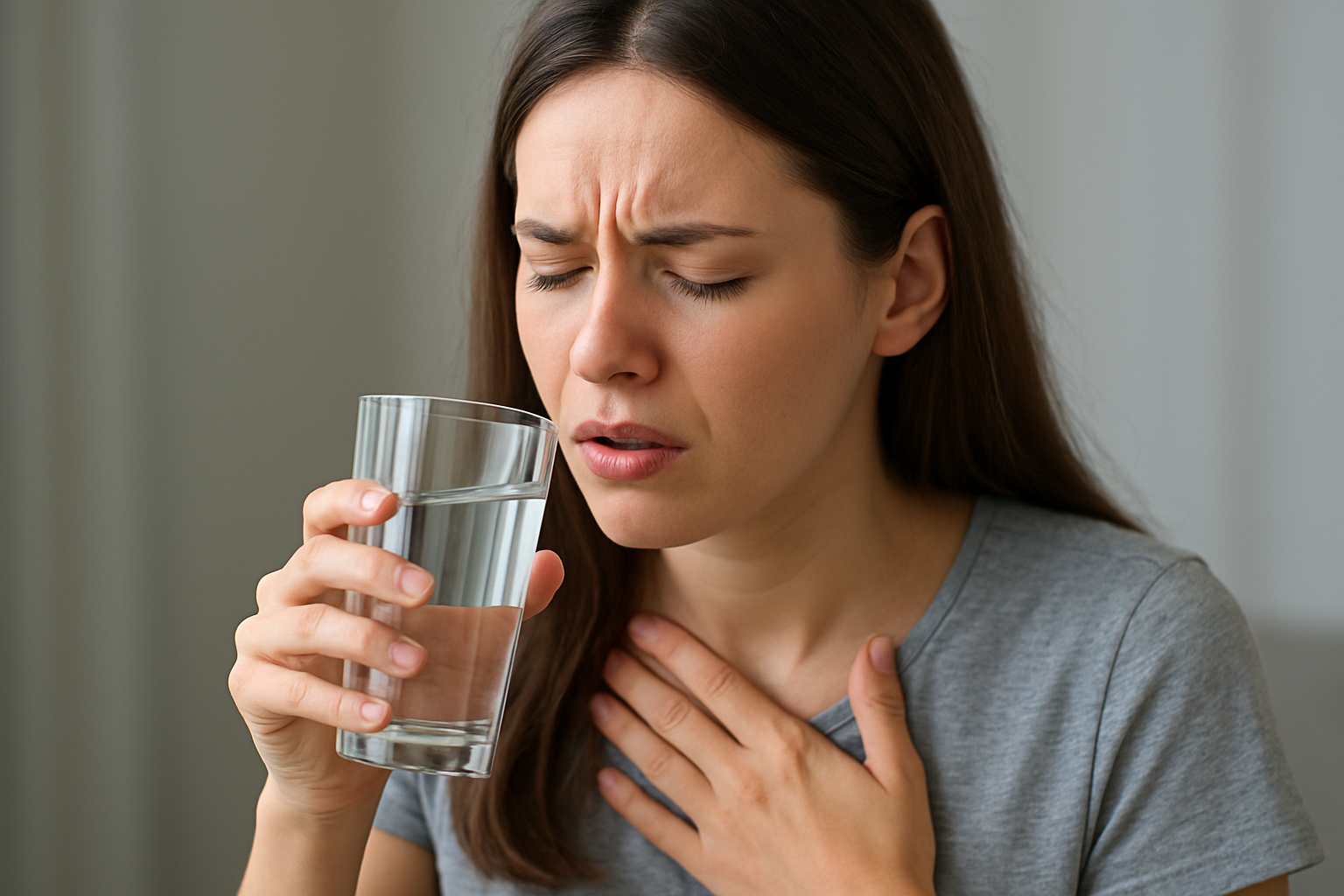 水を飲むと吐き気がする主な原因