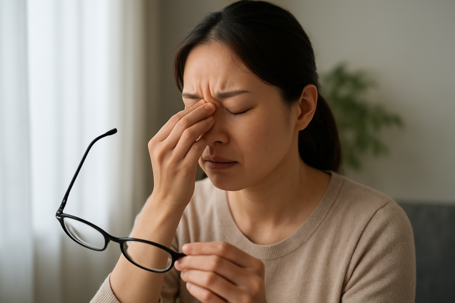 急に目のピントが合わなくなる主な原因