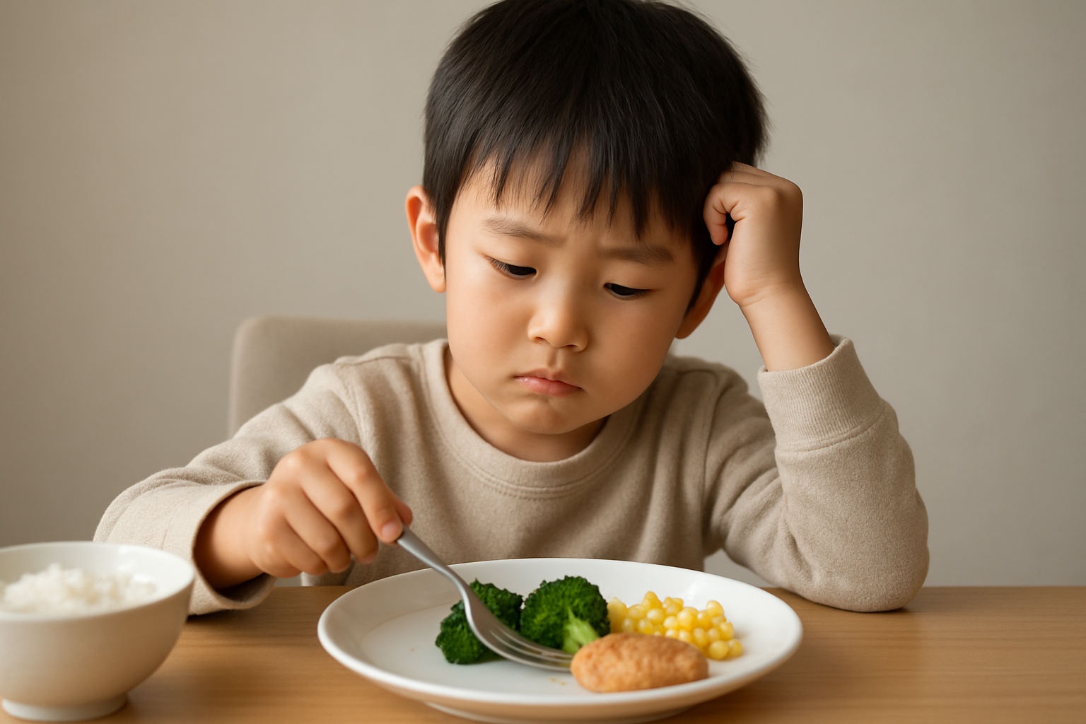 偏食だけでは発達障害と判断できません