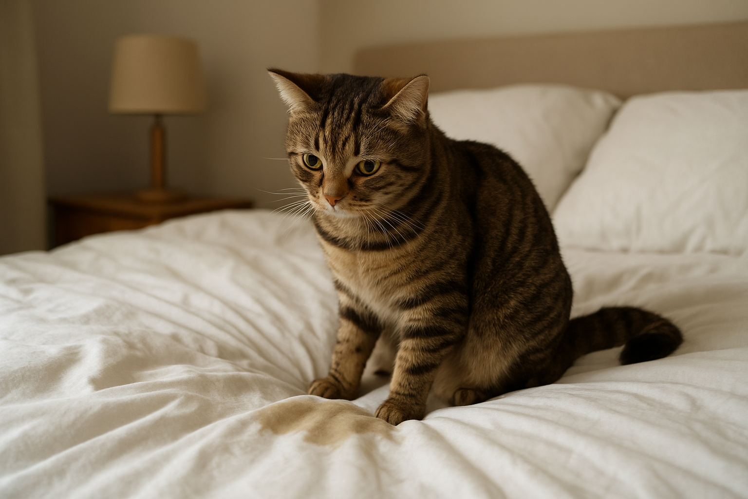 猫が布団でトイレをするのは病気や環境の問題が原因です