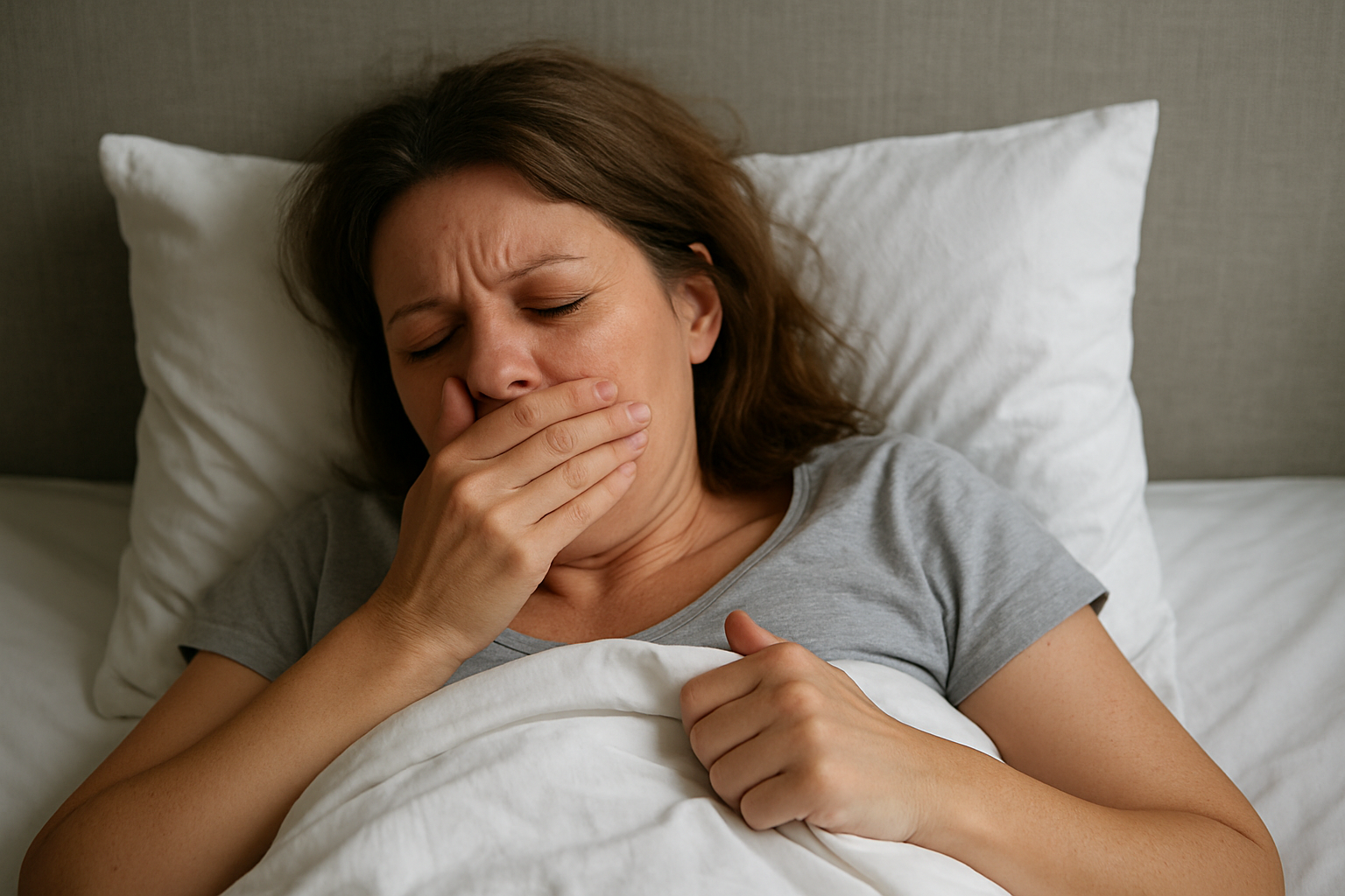 吐き気で目が覚める主な原因とは