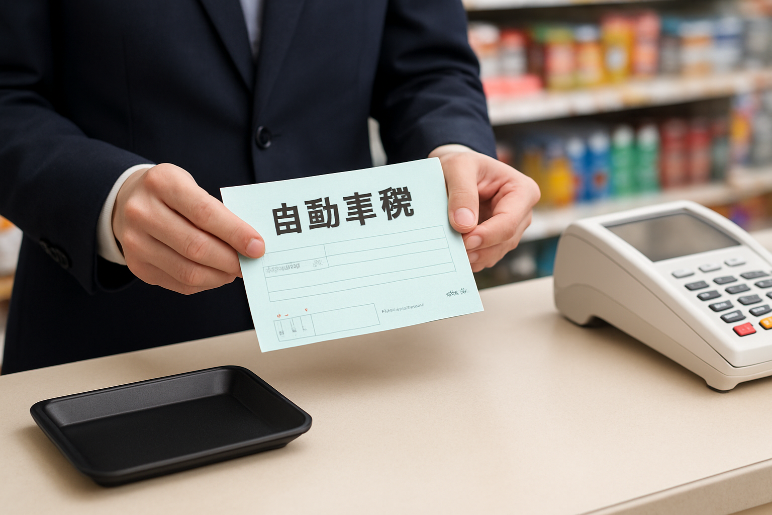 期限切れの自動車税はコンビニで払えません