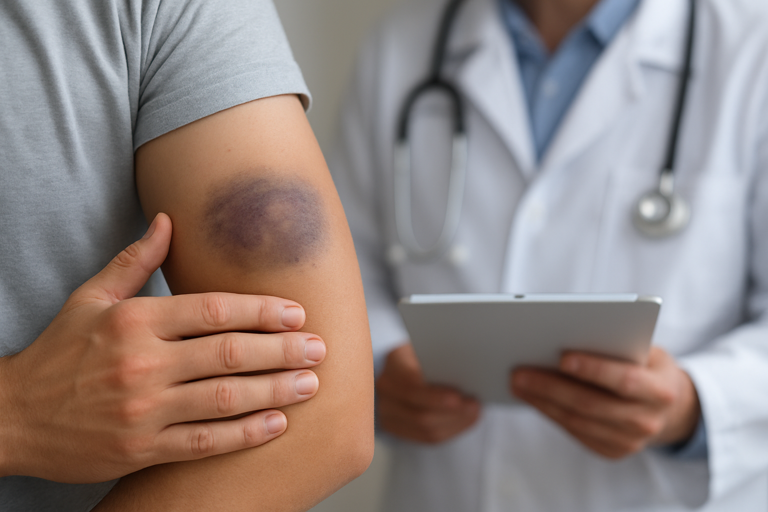 打撲で病院に行くべきか:結論