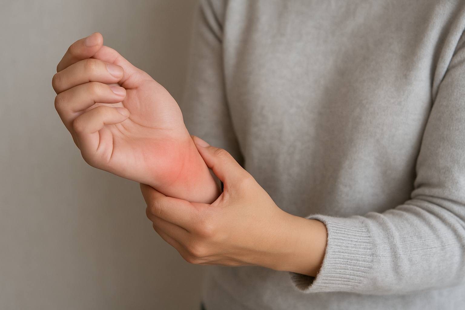 朝起きたら手首が痛い主な原因は腱鞘炎です