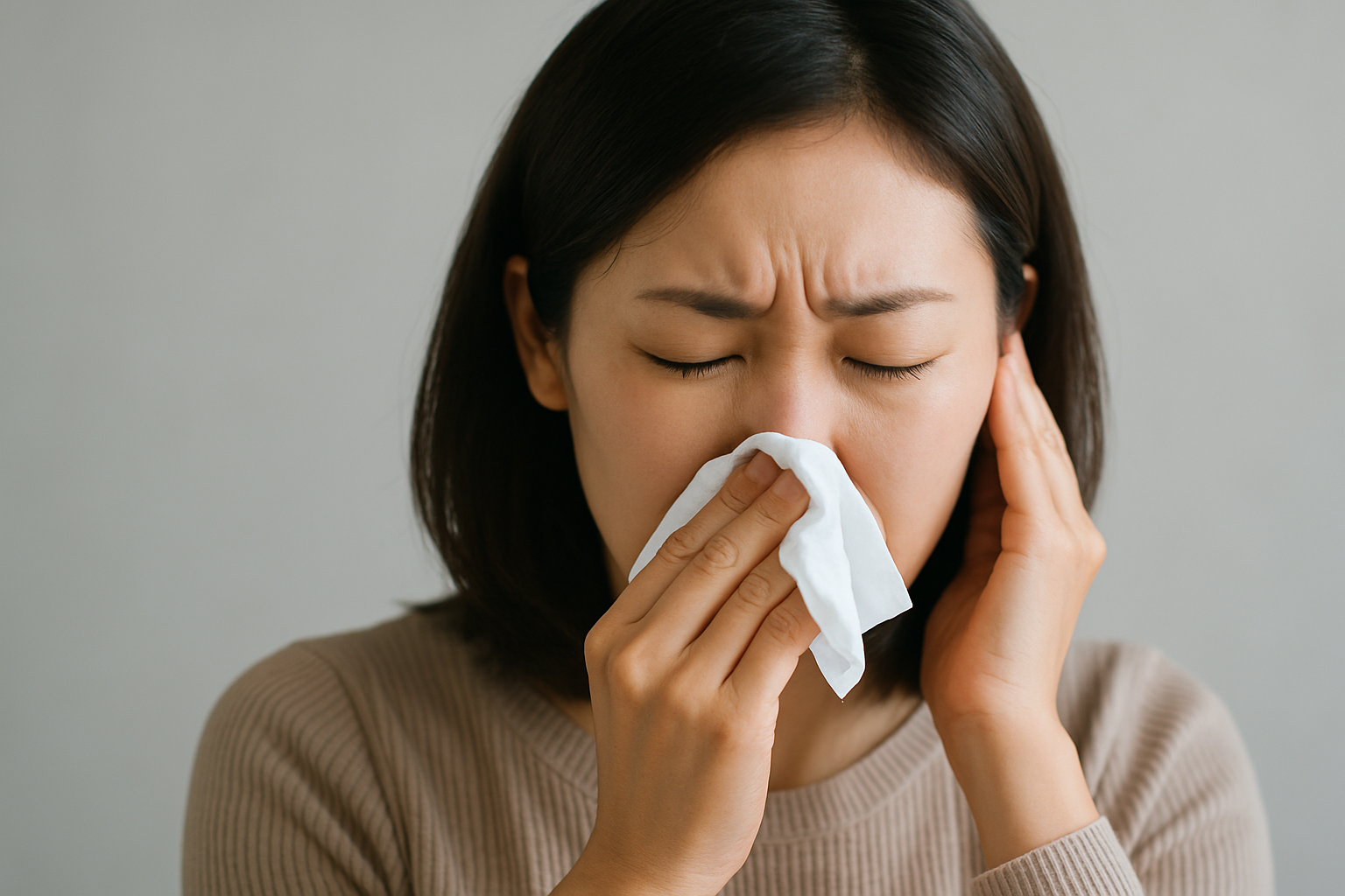 鼻をかむと耳がバリバリ鳴る原因は耳管機能異常