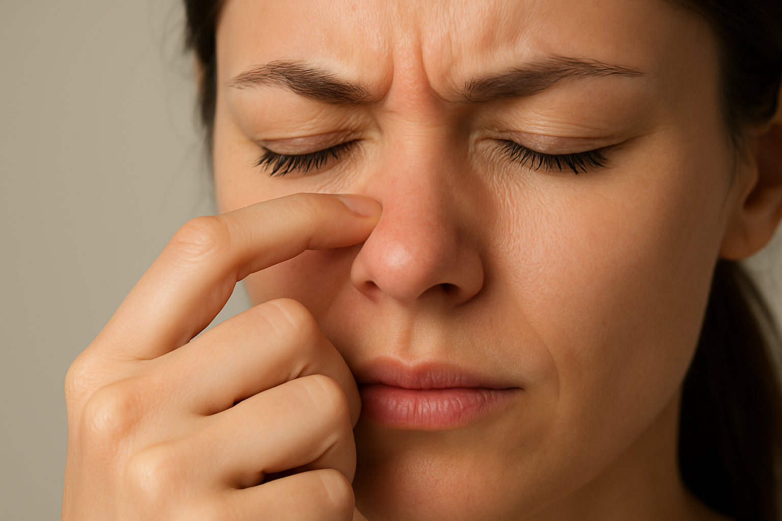 鼻の表面がかゆくなる主な原因は3つです