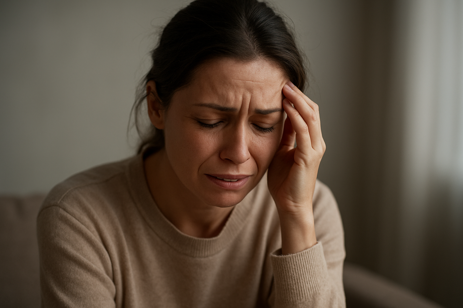 泣きすぎて頭痛くなる理由は6つもあるんです