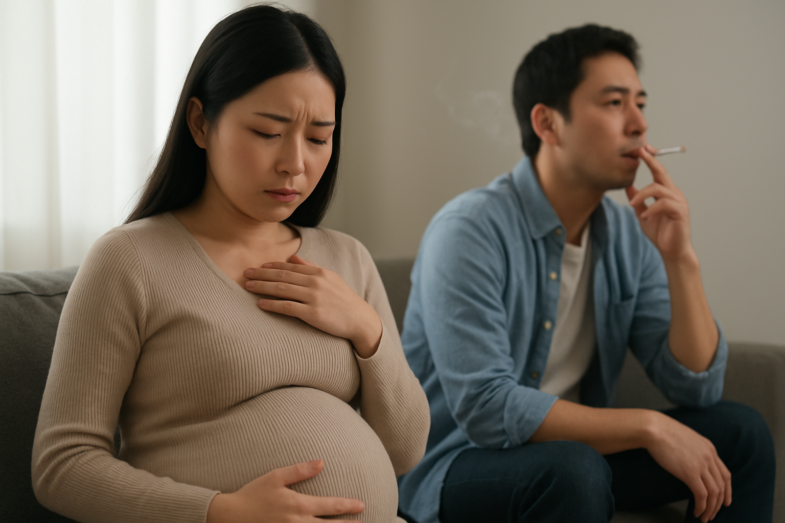 妊娠中の受動喫煙は本当に危険なんです