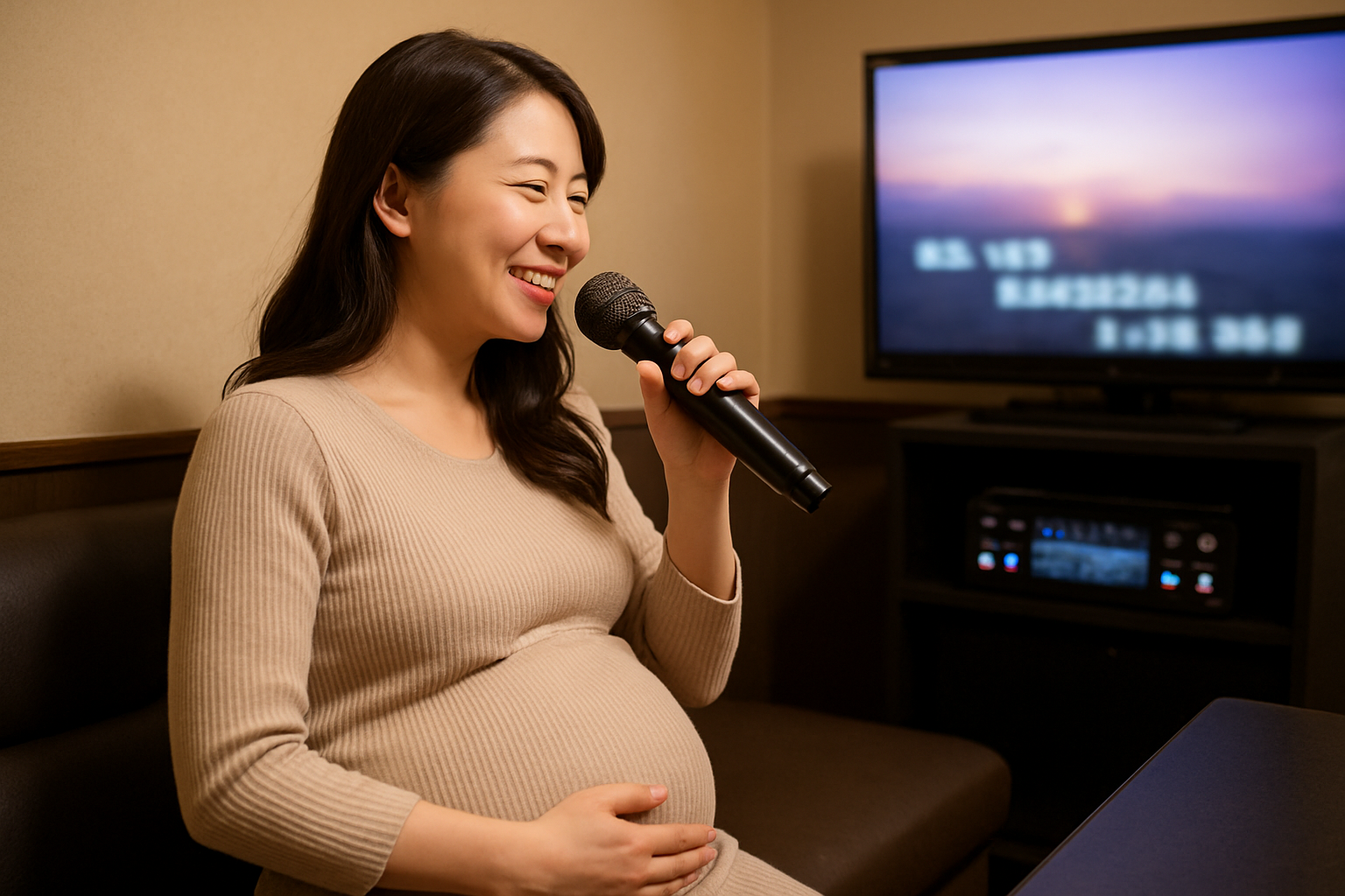 妊娠中のカラオケは基本的に楽しめます