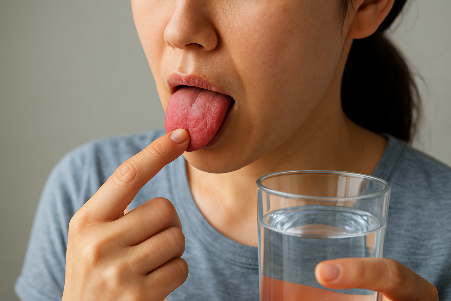 舌やけどのヒリヒリにはすぐに冷やすことが大切です