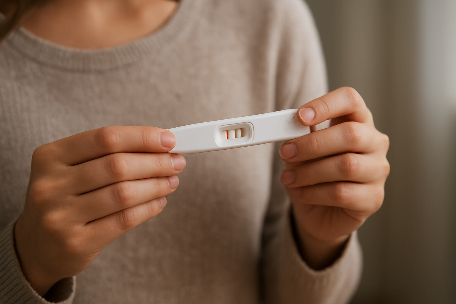 ミレーナ装着中に妊娠陽性が出たら、すぐに産婦人科を受診すべき