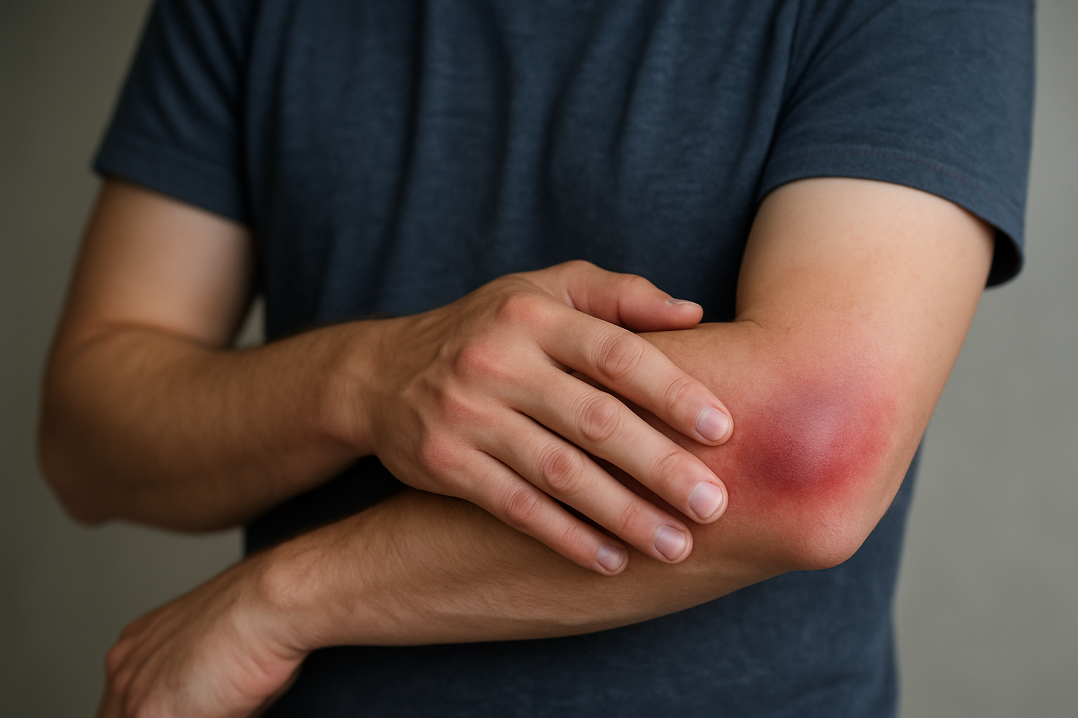 打撲と骨折、見分けるポイントは痛みと変形です