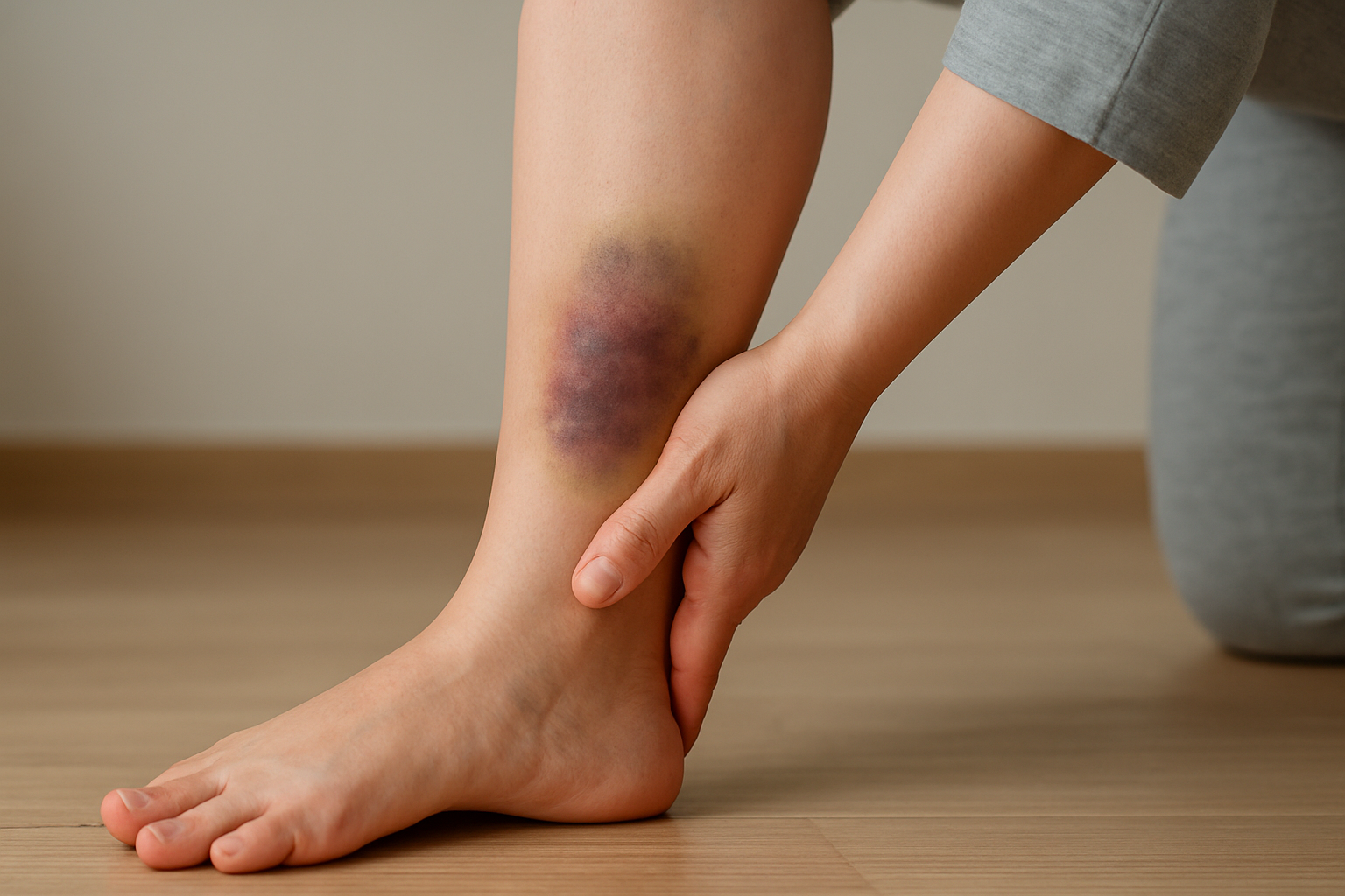 打撲で歩くと痛いのは軽いものから重症まで幅広い可能性がある