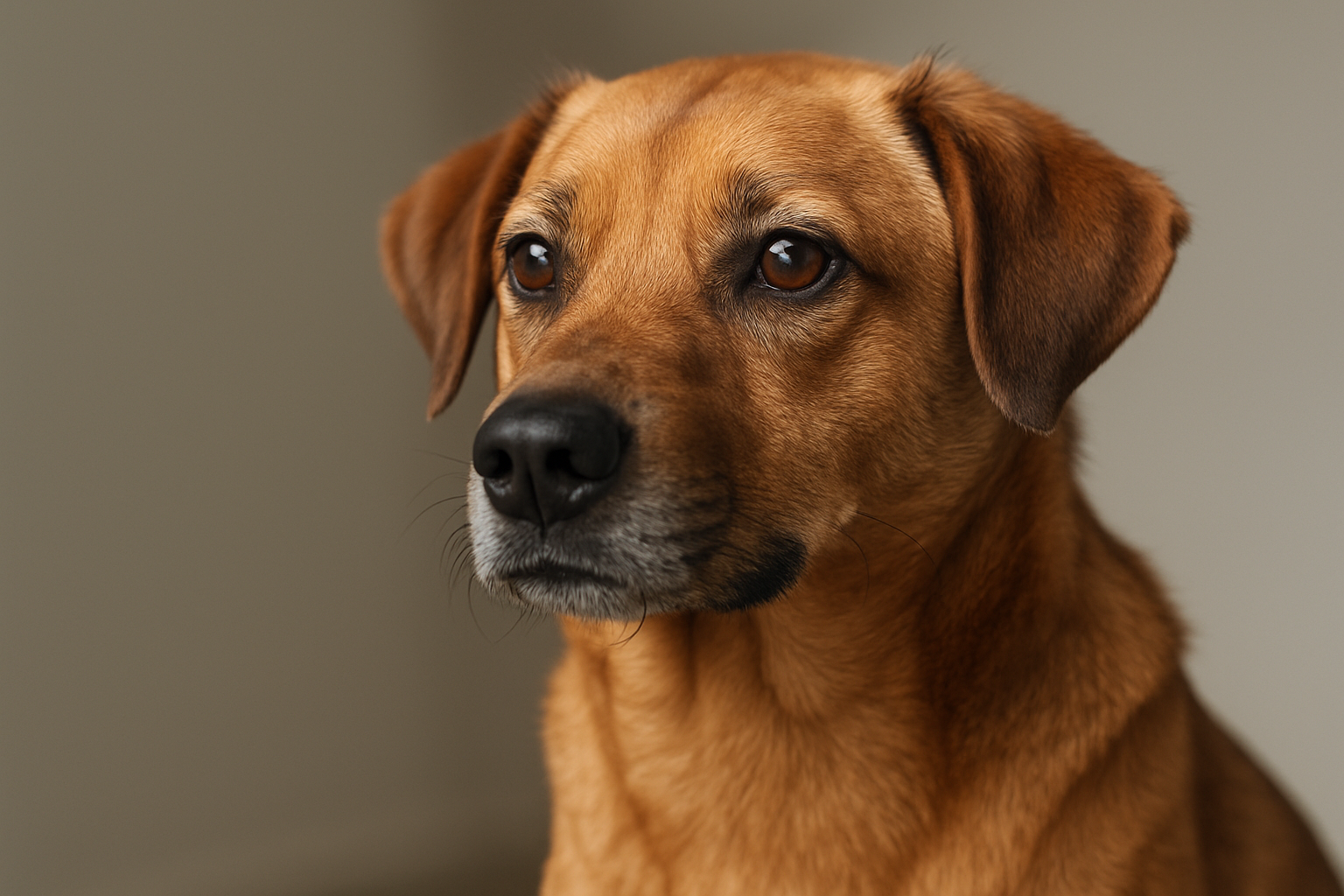 犬の息が荒いのに口は閉じているときは要注意のサイン