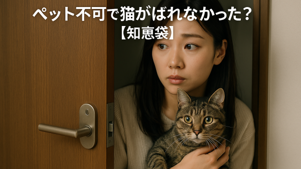 ペット不可で猫がばれなかった？【知恵袋】