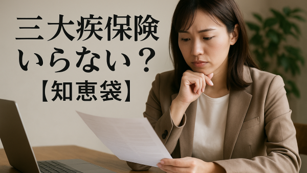 三大疾病保険いらない？【知恵袋】