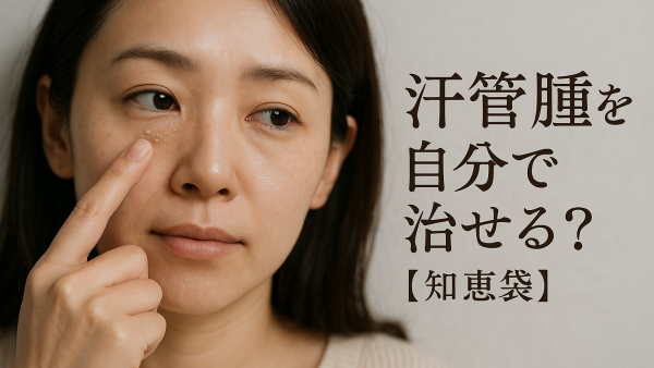 汗管腫を自分で治せる？【知恵袋】