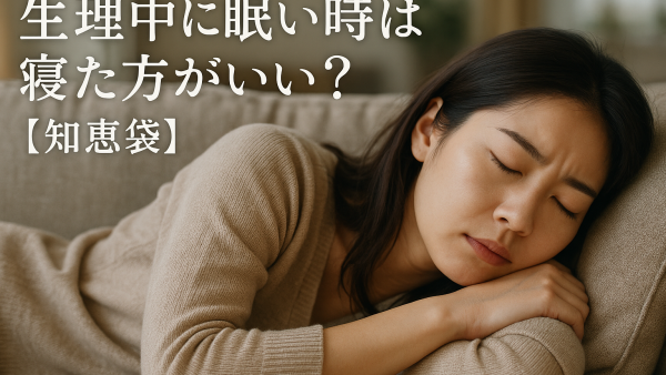 生理中に眠い時は寝た方がいい？【知恵袋】