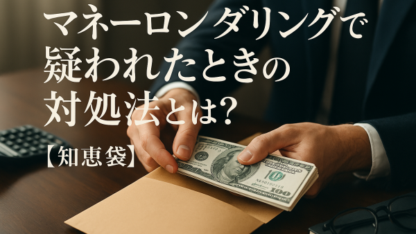 マネーロンダリングで疑われたときの対処法とは？【知恵袋】
