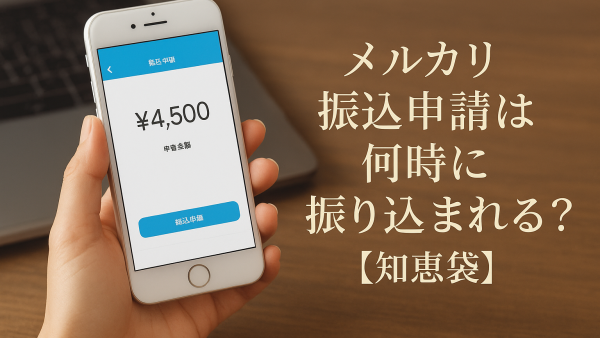 メルカリ振込申請は何時に振り込まれる？【知恵袋】