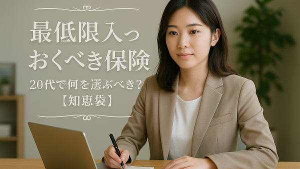 最低限入っておくべき保険 20代で何を選ぶべき？【知恵袋】