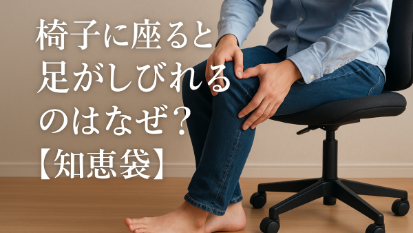 椅子に座ると足がしびれるのはなぜ？【知恵袋】