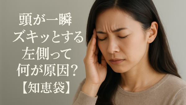 頭が一瞬ズキッとする左側って何が原因？【知恵袋】