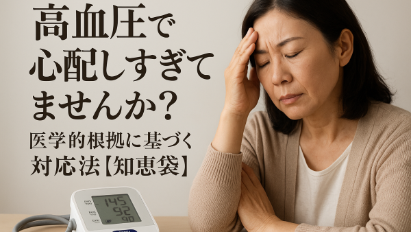 高血圧で心配しすぎてませんか？医学的根拠に基づく対応法【知恵袋】