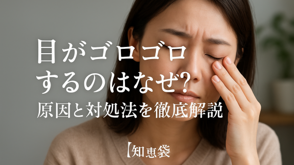 目がゴロゴロするのはなぜ？原因と対処法を徹底解説【知恵袋】