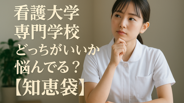 看護大学専門学校どっちがいいか悩んでる？【知恵袋】