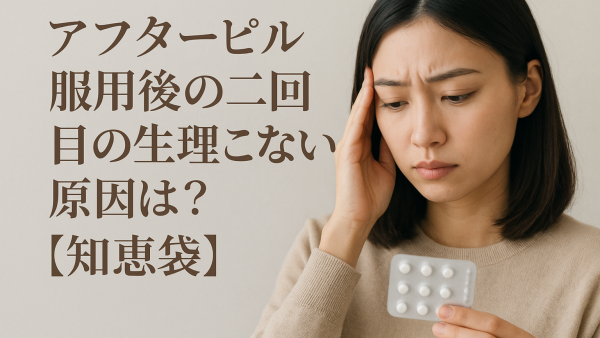 アフターピル服用後の二回目の生理こない原因は？【知恵袋】